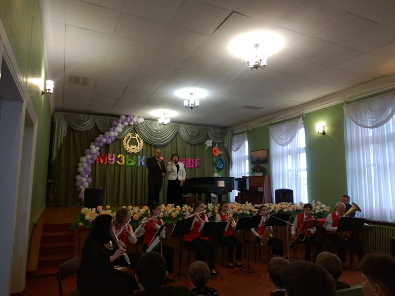 Отчетный концерт детского коллектива духовых инструментов «Камертон».