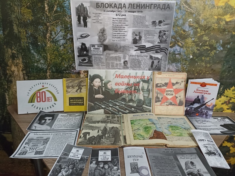 В Старобешевской районной детской библиотеке прошла информационная выставка «Маленьких у войны не бывает».