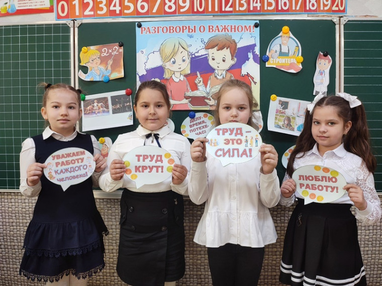 В школах Старобешевского муниципального округа прошли внеурочные занятия «Разговоры о важном».